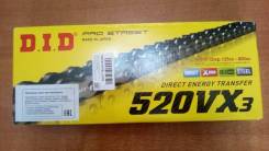     DID141, 520VX3 120 Steel,   FB 