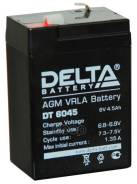 ! 6V 4.5Ah 70x47x107 Delta battery . DT6045 