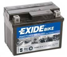  MOTO AGM Ready 3Ah 50A 113x70x85  ETN 0  M04 Exide AGM124 