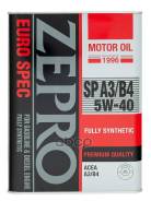 ����� �������� Zepro EURO SPEC FS SP ACEA A3/B4 5W-40 4� 1849-004-0 Zepro ����