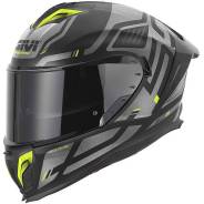  Black Titanium Yellow Givi 50.3 Quasar Full Face Motorcycle 