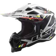  Ls2 MX700 Subverter Evo Stomp White Matt Black Cross Enduro Motorcycle 