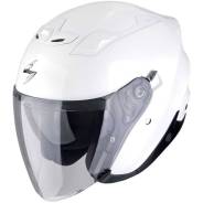  Pearl White Scorpion Exo-Z1 Solid Jet Motorcycle 