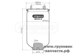  SAF 2618V new ( ) Simpeco SP2101.5010 