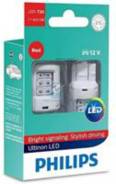  W215 LED RED 12V X2 Philips 11066ULRX2 