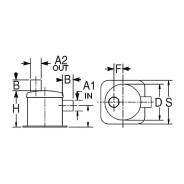  Vernalift 1500232  Black Centek 383-1500232 