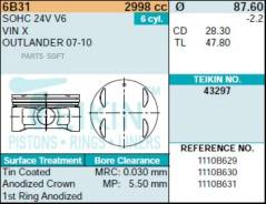   Teikin 43297 STD (6/) 