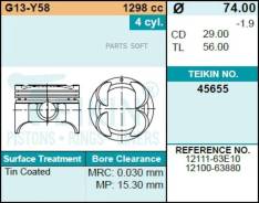   Teikin 45655 STD (4/) 