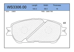 ������� ��������� �������� �������� ��� Toyota Alphard I, Toyota Camry, Toyota Sienna Jeenice WS3306.00 ����