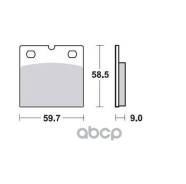  . . -. 60.0 X 59.0 X 9.0 Mm Moto Aprilia - Benelli - Bmw - Moto Guzzi TRW . MCB533 