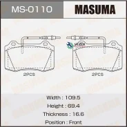 ������� ��������� Peugeot 406 97- �����. Masuma MS0110 ����
