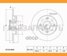 ���� ��������� (�����) Citroen C3 01-16 / C4 04-16 / C3 Aircross 17- / C3 Picasso 09-16 / Peugeot 20 [ST250009], ������ ����