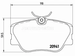 ������� ��������� Brembo P50008, �������� ����