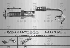 ����� ��������� ������. ����. Ford Escord VI 94-95 Malo ���. 8557 ����