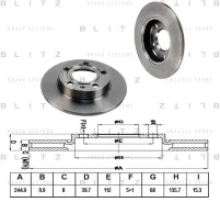���� ��������� ������ Blitz BS0168 ����