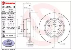���� ��������� UV Coated | ��� | Brembo 09.9925.11 ����