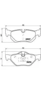 ������� ��������� �������� ������ ��� BMW 3, BMW 1, BMW X1 Brembo P 06 038 ����