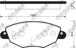 ��������� ������� �������� /�������� /�������� 4 �� /TI-GUAR ��� FORD Transit 2002-2006, Mondeo 2000-2007; TG-0159; (PN0159) MSU0032 P24060 PBP1425 Tiguar TG0159 ����