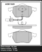 ������� ��������� �������� �������� ��� AUDI A6, AUDI A4, Volkswagen Passat Allied Nippon ADB11025 ����