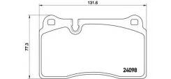 ������� ��������� �������� �������� ��� Volkswagen Touareg, LAND Rover Range Rover brembo p-85-110 ����