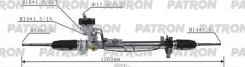 ����� ������� A3 / Octavia / BORA, GOLF 1996-03 � ����� �1JWP050833 ����� 1300mm ZF PSG3001 Patron ����
