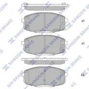 ������� ��������� �������� �������� Hyundai Creta (Severe DUTY) SP4098SD Sangsin Brake SP4098SD ����