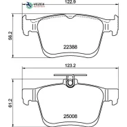 ������� ��������� VAG A3/TT/TAOS/T-ROC 12- �����. Brembo P85191 ����
