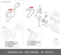 ������ ������������ ��� Mercedes-BENZ E-Class, Mercedes-BENZ Sprinter, Mercedes-BENZ C-Class hyundai-kia 252122b000 ����