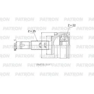 ���� ���. 25x55x22 (��� ABS) Hyundai Solaris / KIA Rio 09.17- Patron PCV2178 ����