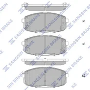������� ��������� �������� �������� Hyundai Creta (Severe DUTY) SP4098SD Sangsin Brake 'SP4098SD ����