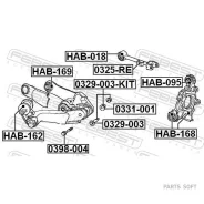 ���������� Honda ������ RE# RB# Febest 0329003KIT ����
