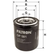 ������ ��������! Nissan Sunny/Primera 1.4-1.6 86>/Almera 1.4-1.6 95> Filtron OP581 ����