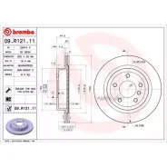 ���� ��������� BMW Z4 Roadster (E89) sDrive 30 i 2009-2011 Brembo 09R12111 - ����