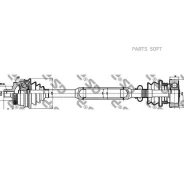 ������ � ����� AUDI A4 (8D2 B5) GSP 299111 - ����