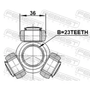 ������� 23X36 Febest '1216CRE16 ����