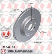 ��������� ���� �������� bmw 3 x1 Zimmermann 150.3441.20 Bmw: 34116770729 34116855000 Bmw 3 (E90). Bmw 3 Touring (E91). Bmw 3 ������ (E93). Bmw 3 ���� ����
