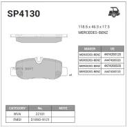 ������� ������ Mercedes VITO (W447) SP4130 Sangsin Brake SP4130 ����