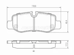 ������� ��������� (�����) Mercedes-Benz V-Class 14-23 / Vito 14-20 SAT ST-28-0291, ������ ����