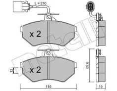 ������� ��������� �������� �������� VW GOLF III 92-98 2.0i 16V GTI/� �������� [178Metelli2200501] ����