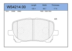 ������� ��������� �������� �������� ��� Toyota Avensis Verso, Toyota Previa III, Toyota Matrix jeenice ws421400 ����
