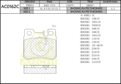 ������� ��������� ������ Mercedes-Benz C-Class, E-Class (�������� �������� ��������� ������� ������ ���) AC0162C Anchi ����