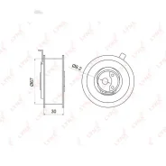 ����� �������� ����� ��� AUDI 80 1.9TD 93-96 / A4 1.9TDI 95-01 / A6 1.9TDI 94-01 / VW GOLF III/IV 1.9TD 91-02 / Passat 1.9TD 91-01 / Vento 1.9TD 92-98 / Transporter IV 1.9TD 91-03 / VAR.2 Lynxauto 'PB1003 ����