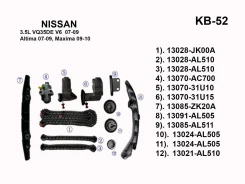 ����������� ���� ��� KB-52 KB-52 TK-NS032S VQ35DE (12���. )�� standart KB52 ����