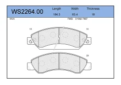 ������� ��������� �������� �������� ��� Cadillac Escalade, Chevrolet Avalanche 5.3, Chevrolet Silverado 1500 Jeenice WS2264.00 ����