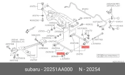 ����������� ������ ��������, ������ ��� Subaru Impreza, Subaru Legacy, Subaru Forester Subaru 20251-AA000 ����