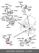 ������� ��������� �������� ��� Mitsubishi Lancer, Mitsubishi DION ��� Mitsubishi MR554244 ����