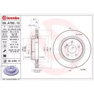 ���� ��������� MB W204 07- 2.5-3.0 ����. ����. D=300 Brembo 09A76011 Brembo 09A76011 ����