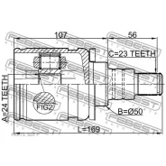 ���� ���������� ����� 24X50X23 Febest 0111-GSU45LH Febest 0111GSU45LH ����