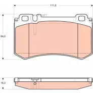 ������� ��������� MB C209/W220/R230/C215 01- ����. TRW GDB1735 TRW GDB1735 ����