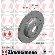 ���� ��������� BMW 3 (F30/F31) 11- 2.0-3.0 ����. ����. D=330 Zimmermann 150290452 Zimmermann 150290452 ����